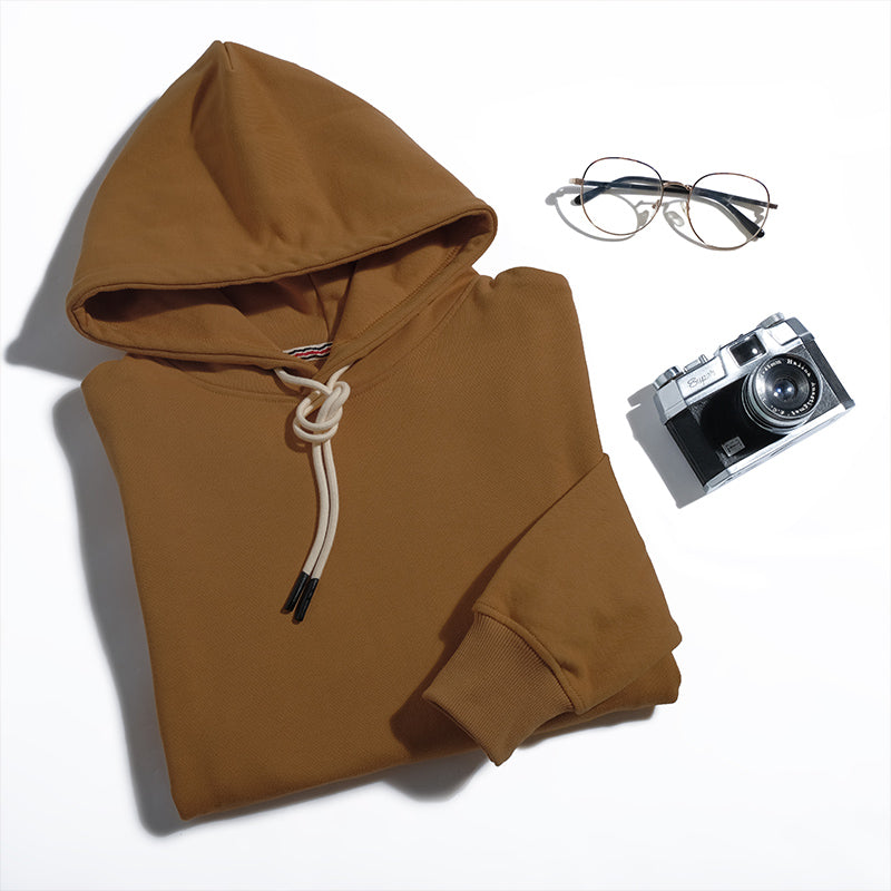 360G Heavyweight Cotton Loop Terry Hooded Pullover Sweatshirt